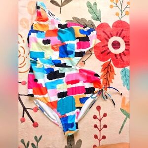 Amazon Aovde Womens One Piece Cut Out Rouched Side Tie Size 14